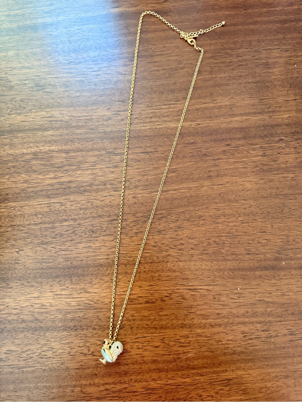 Kate Spade Gold Year of the Rooster Pendant Necklace
